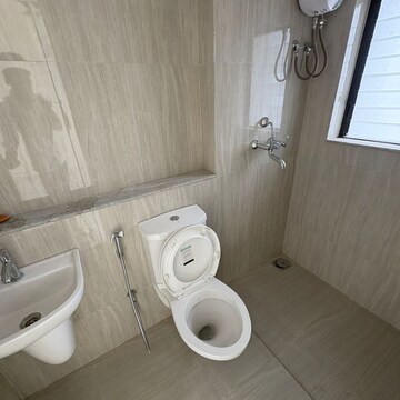 Bathroom in 2.5 BHK Apartment at Runwal Gardens Phase 2, Kalyan Shilphata Road – for Rent