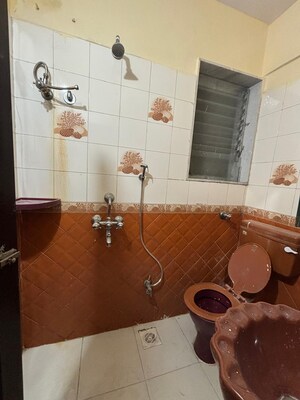 Bathroom in 2 BHK Apartment at Safal Park, Nerul – for Rent