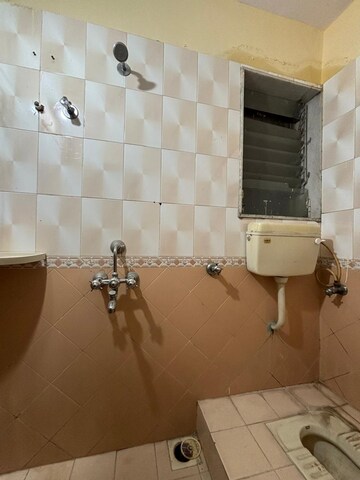 Bathroom in 2 BHK Apartment at Safal Park, Nerul – for Rent