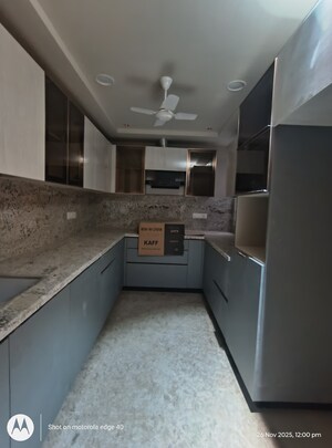 Kitchen in 3 BHK Builder Floor at Sarvodaya Enclave – for Sale