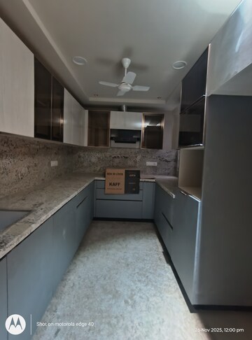 Kitchen in 3 BHK Builder Floor at Sarvodaya Enclave – for Sale