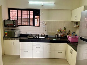 Kitchen in 3 BHK Apartment at Swami Krupa Wakad, Wakad – for Rent