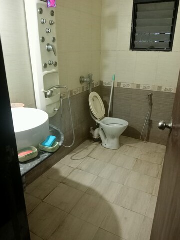 Bathroom in 2 BHK Apartment at Sai Angan Pimple Nilakh, Pimple Nilakh – for Rent