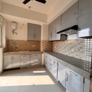 Kitchen in 3.5 BHK Apartment at Shalimar Oneworld Vista, Malesemau – for Rent