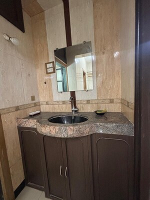 Bathroom in 2 BHK Apartment at Seawoods Sector 50 – for Rent