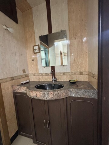 Bathroom in 2 BHK Apartment at Seawoods Sector 50 – for Rent