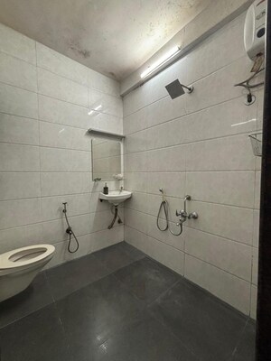 Bathroom in 3 BHK Apartment at Ekta CHS Nerul, Nerul – for Rent