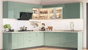 Kitchen in 3 BHK Builder Floor at Sector 104 – for Sale