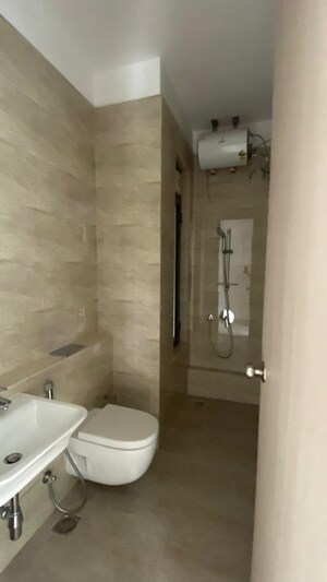 Bathroom in 4 BHK Apartment at Adani Ten BKC, Bandra East – for Rent