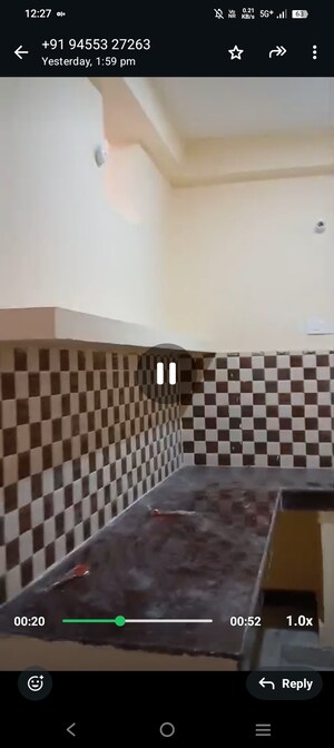 Kitchen in 1 BHK Builder Floor at Gomti Nagar – for Rent