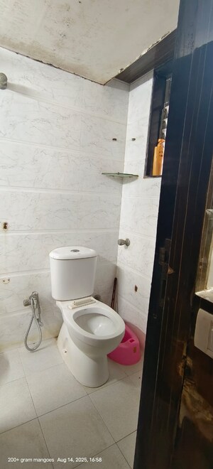 Bathroom in 3 BHK Apartment at Sheth Vasant Oasis, Andheri East – for Rent