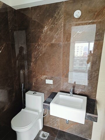 Bathroom in 2 BHK Apartment at Indiabulls One Indiabulls, Pokhran Road No Two – for Rent