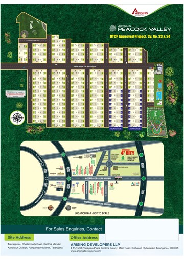  Plot – Exterior View View at Arising Peacock Valley, Chellampalle - for Sale