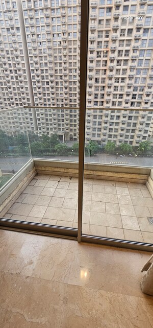 Balcony in 2 BHK Apartment at Hiranandani Castle Rock, Powai – for Rent