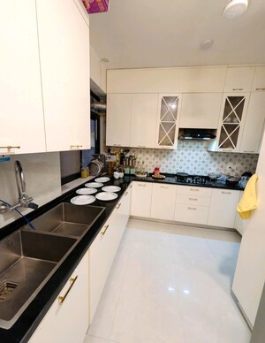 Kitchen in 3 BHK Apartment at Conscient Heritage Max, Sector 102 – for Rent