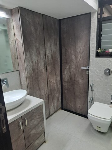 Bathroom in 2 BHK Apartment at Sudha Park, Ghatkopar East – for Rent