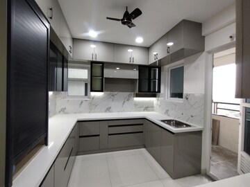 Kitchen in 3 BHK Apartment at Aparna Sarovar Zicon, Nallagandla – for Rent