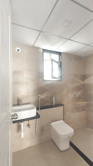 Bathroom in 3 BHK Apartment at Sai Pleasure, Wakad – for Sale