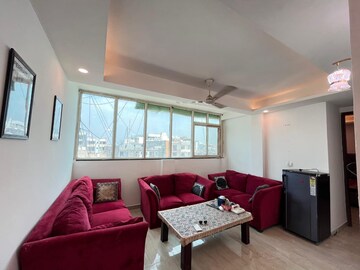 Living Room in 1 BHK Apartment at Freedom Fighters Enclave – for Rent
