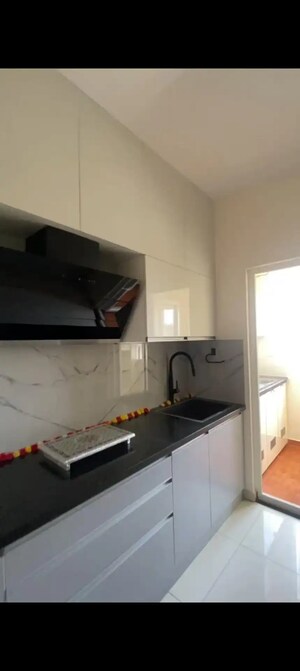 Kitchen in 2 BHK Apartment at Vajram Newtown, Thanisandra Main Road – for Rent