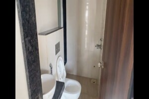 Bathroom in 1 BHK Apartment at JP North Alexa, Mira Road – for Rent