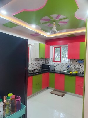 Kitchen in 3 BHK Apartment at Vajra Jasmine County, Gachibowli – for Rent