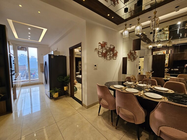 Dining area, panchkula urban estate 3.5 Bedroom 1800 Sq.Ft. Apartment In Panchkula Urban Estate Panchkula 9527816
