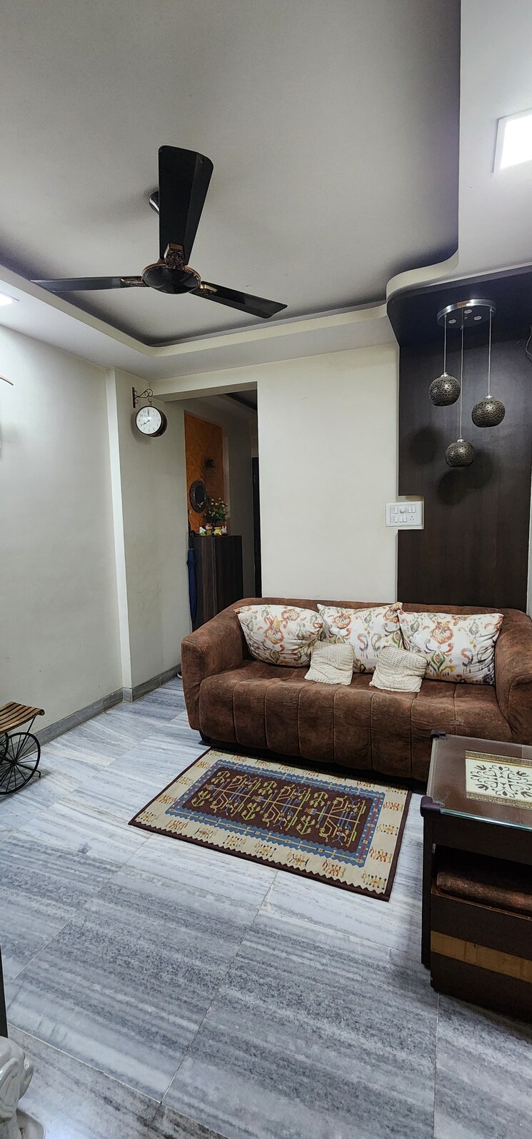 Living Room, crystal-garden-estate-chs 1.5 Bedroom 485 Sq.Ft. Apartment In Manpada Thane 9527850