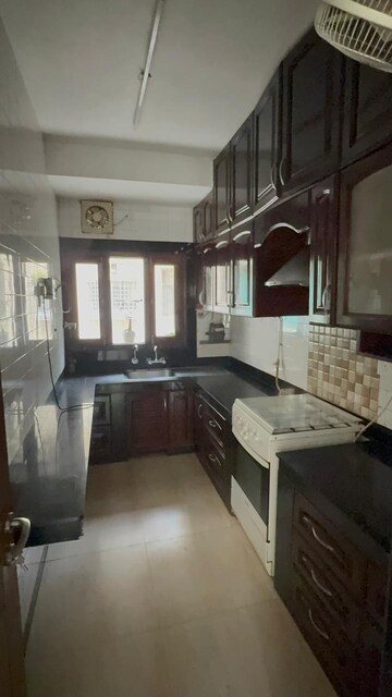 Kitchen in 4 BHK Apartment at Sarita Vihar Pocket-C RWA, Sarita Vihar – for Rent