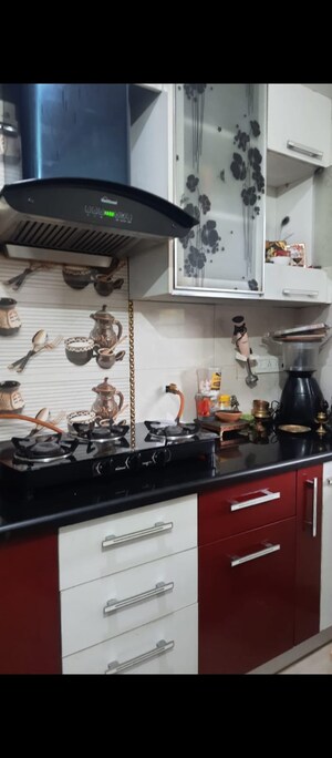 Kitchen in 1 RK Apartment at Mansa Devi – for Rent