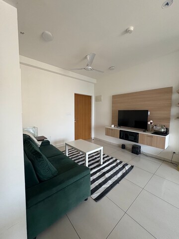 Living Room in 2 BHK Apartment at Sobha Dream Gardens, Thanisandra Main Road – for Rent
