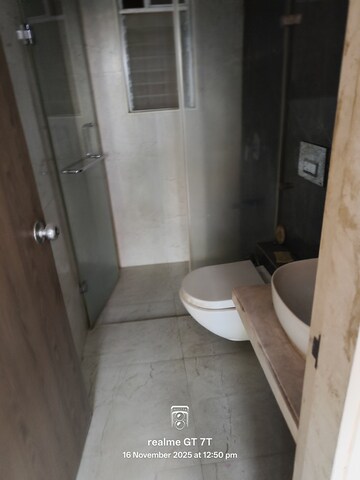 Bathroom in 2 BHK Apartment at Dosti West County, Balkum Pada – for Rent