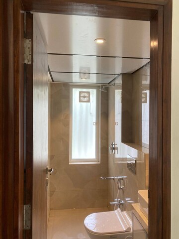 Bathroom in 2 BHK Apartment at Krishna Kalina Market, Santacruz East – for Rent