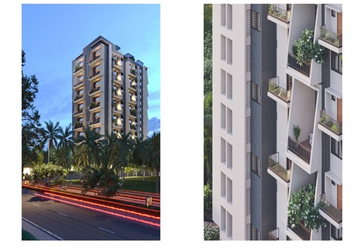 Exterior View, sri-sky-side 4 Bedroom 3547 Sq.Ft. Apartment In Mokila Hyderabad 9528018