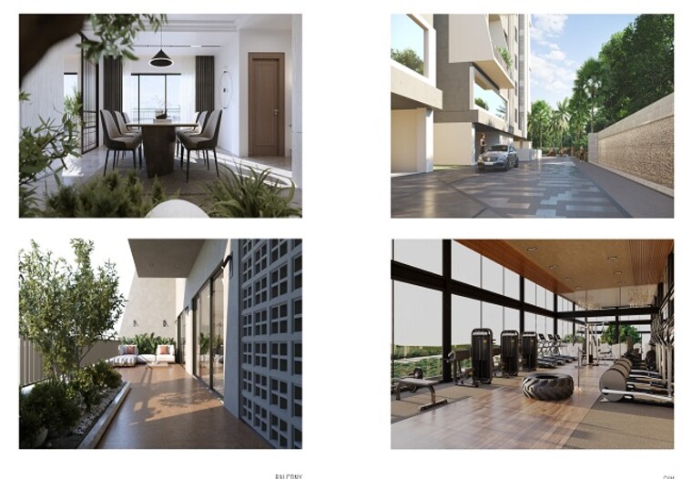 Gym, sri-sky-side 4 Bedroom 3547 Sq.Ft. Apartment In Mokila Hyderabad 9528018