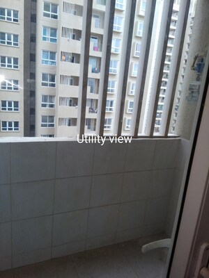 Bathroom in 2.5 BHK Apartment at Bhartiya Nikoo Homes, Thanisandra Main Road – for Rent