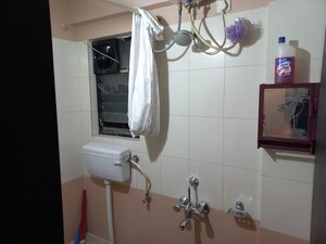 Bathroom in 2 BHK Apartment at Pimple Nilakh – for Rent