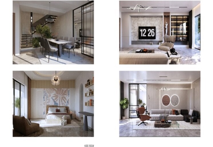 Floor Plan, sri-sky-side 4 Bedroom 3793 Sq.Ft. Apartment In Mokila Hyderabad 9528077