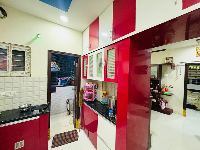Kitchen, nallagandla 2 Bedroom 1100 Sq.Ft. Builder Floor In Nallagandla Hyderabad 9528091