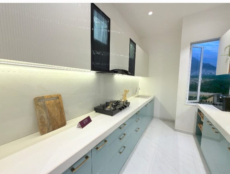 Kitchen, fbka-jewels 1 Bedroom 400 Sq.Ft. Apartment In Shilphata Thane 9520134