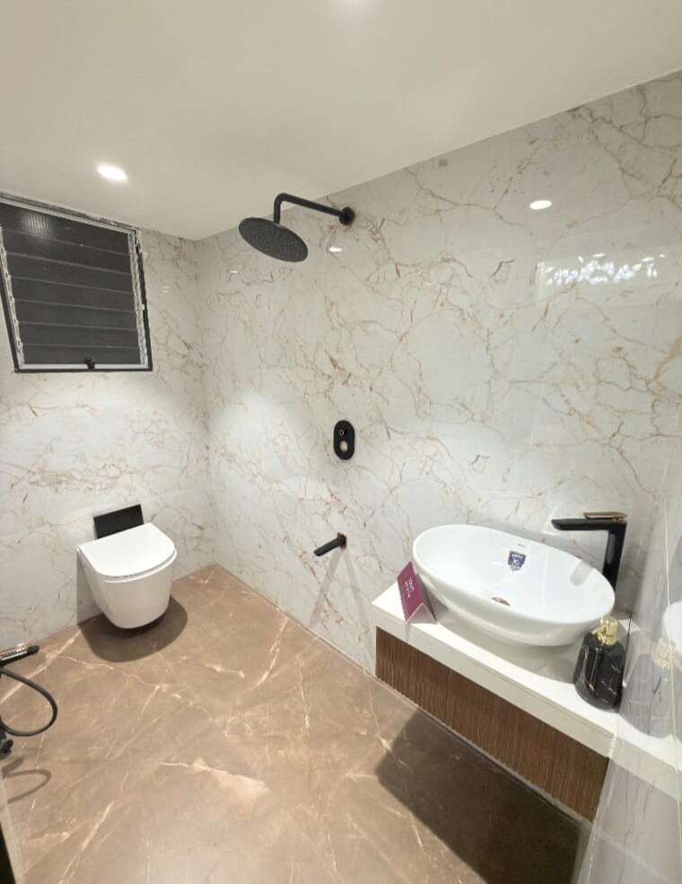 Bathroom, fbka-jewels 1 Bedroom 400 Sq.Ft. Apartment In Shilphata Thane 9520134