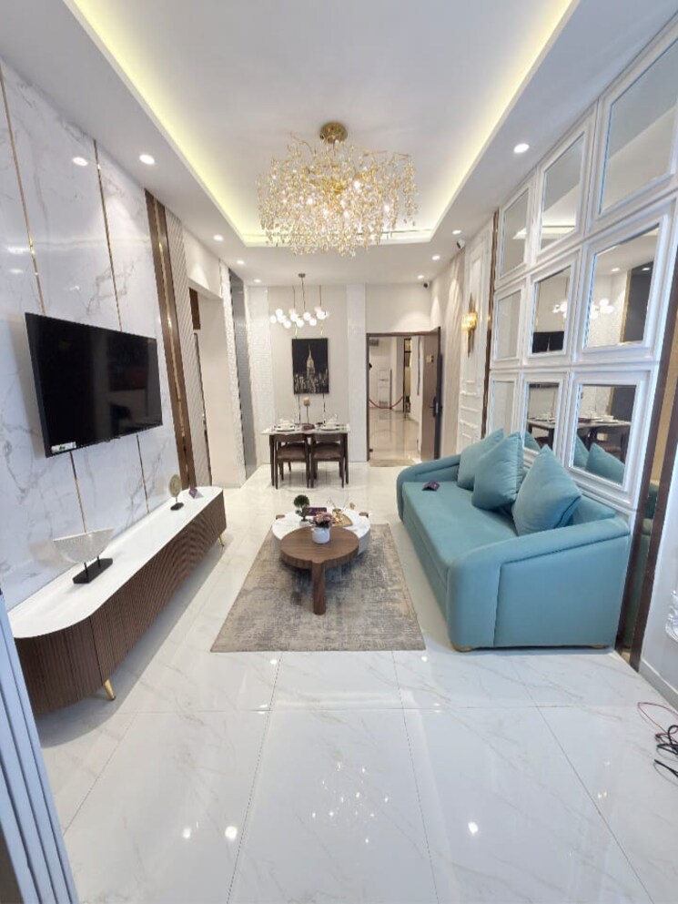 Living Room, fbka-jewels 1 Bedroom 400 Sq.Ft. Apartment In Shilphata Thane 9520134