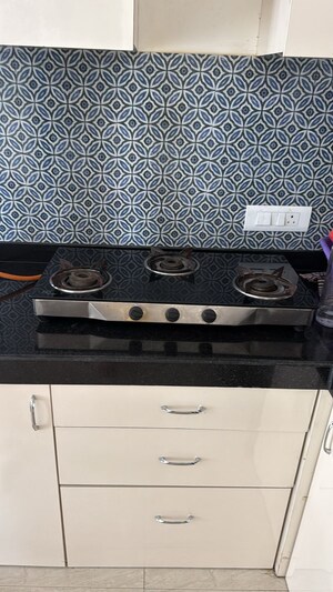 Kitchen in 1 BHK Apartment at Lodha Crown Quality Homes, Majiwada – for Rent