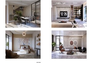 Floor Plan in 4 BHK Apartment at Sri Sky Side, Mokila – for Sale