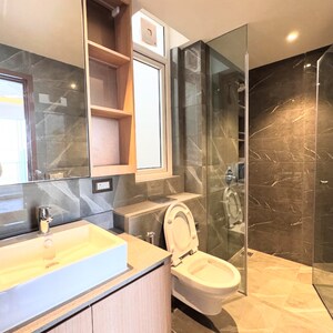 Attached Bathroom in 2 BHK Apartment at Lodha Amara, Kolshet Road – for Rent