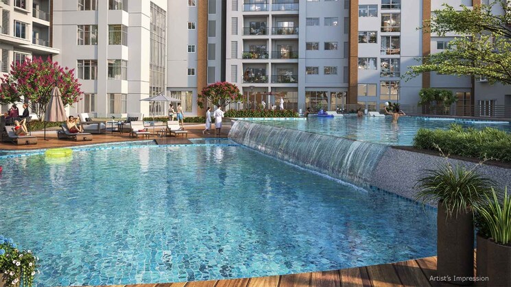 Swimming Pool, k-raheja-corp-vivarea 3 Bedroom 2285 Sq.Ft. Apartment In Koramangala Bangalore 9528243