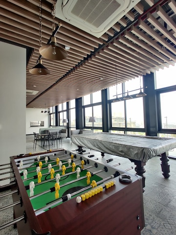 Staircase in 2 BHK Apartment at Bhartiya Nikoo Homes Phase 2, Thanisandra Main Road – for Rent