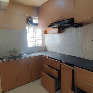 Kitchen in 3 BHK Apartment at Bablatala – for Rent