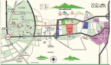  Plot – Map Location View at Meffier Golden Park, Sohna Sector 4 - for Sale