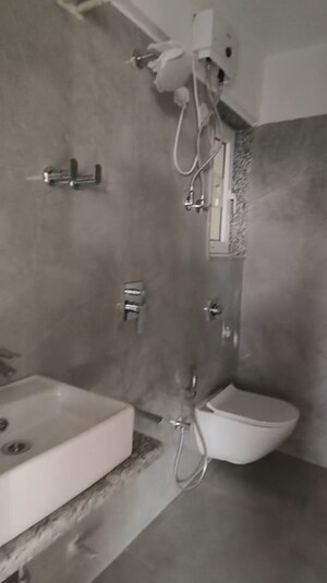 Bathroom in 1 BHK Apartment at Vaibhavlaxmi Queens Glory, Chembur – for Rent